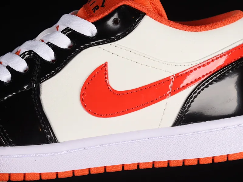 All categories Air Jordan Jordan series basketball shoes Air Jordan 1 Low Z version Air Jordan 1 Low AJ1 Joe 1 patent leather color matching cultural and leisure sports sneakers DV1335-800